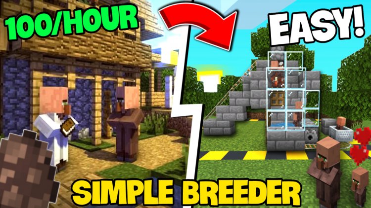 Villager Breeder Farm for Minecraft Bedrock [1.19]