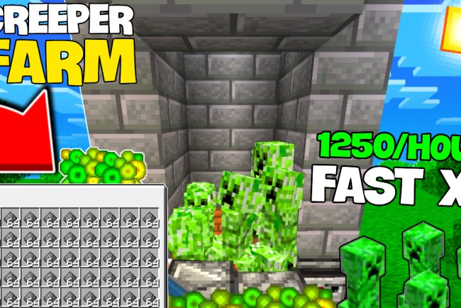 Fast XP Creeper Farm [1.21]
