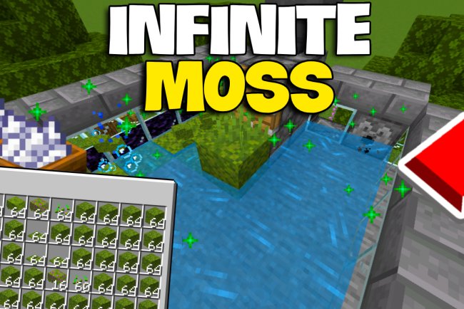 Easy Infinite Moss Farm Minecraft Bedrock 1.21 (AFK)