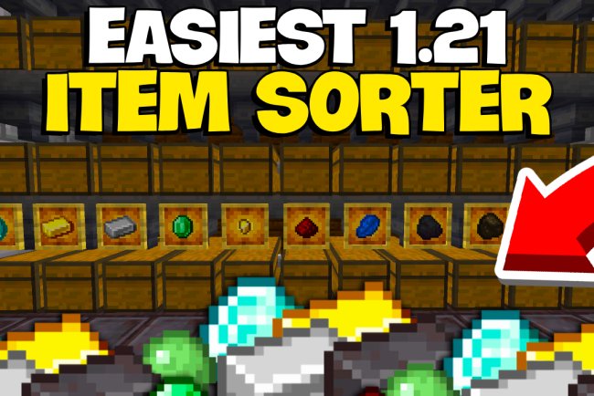 Easiest Item Sorter, Fast + Instant [1.21]