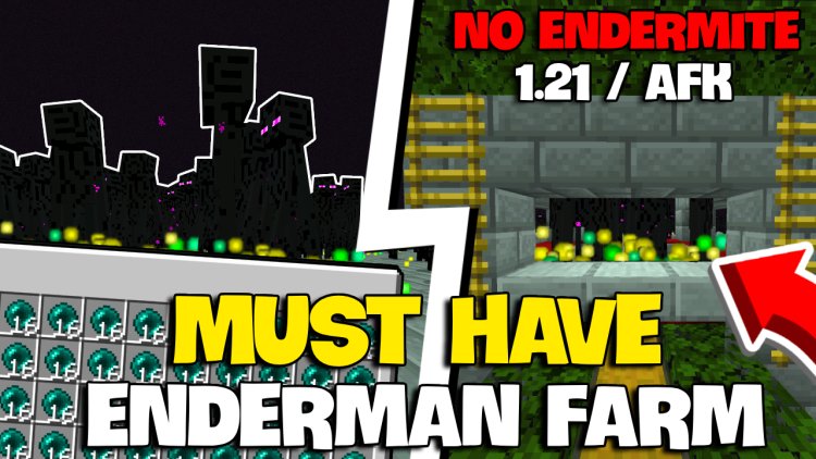 Enderman XP Farm [No Endermite]