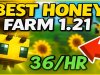 How to get UNLIMITED HONEY In Minecraft Bedrock 1.21!